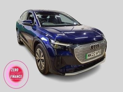 Used Audi Q4 Sportback e-tron Sport 125 kW (170 HP) 2022 Blue SUV