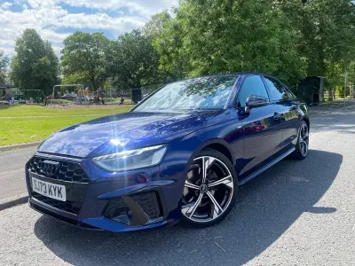 Used Audi A4 Black Edition 150 HP (110 kW) 2023 Blue Sedan