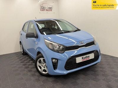 Used Kia Picanto 66 HP (48 kW) 2018 Blue Hatchback