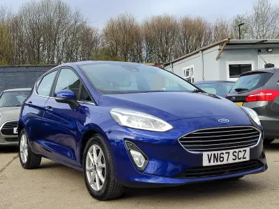 Used Ford Fiesta Zetec 2017 Blue Hatchback