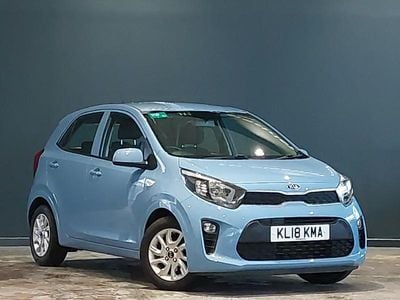 Used Kia Picanto 2018 Blue Hatchback