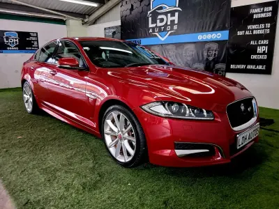 Used Jaguar XF R-Sport 236 HP (173 kW) 2014 Red Sedan