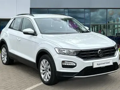 Used VW T-Roc SE 110 HP (80 kW) 2021 White SUV