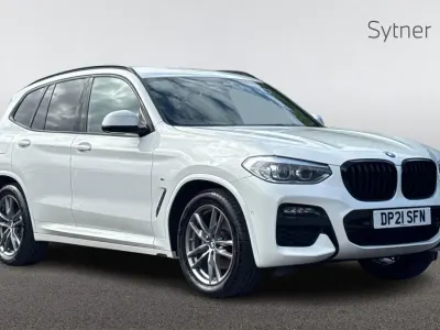 Used BMW X3 M Sport 187 HP (137 kW) 2021 White SUV