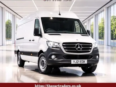 Begagnad Mercedes Sprinter Progressive 2021 Vit Van