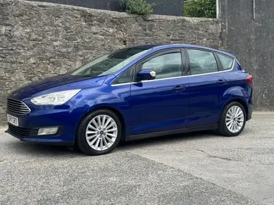 Używany Ford C-MAX Titanium 125 KM (91 kW) 2017 Niebieski Minivan