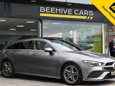 Used Mercedes CLA250e Shooting Brake AMG line 2020 Grey Estate