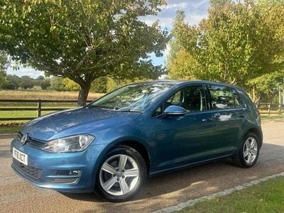 Used VW Golf VII Edition 125 HP (91 kW) 2016 Blue Hatchback
