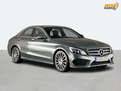 Begagnad Mercedes C200 AMG line 184 HK (135 kW) 2017 Grå Sedan