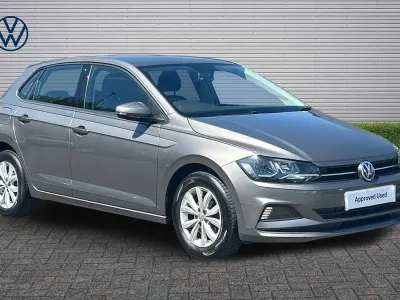 Used VW Polo SE 65 HP (47 kW) 2019 Limestone grey Hatchback