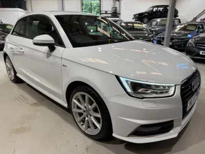 Used Audi A1 S-Line 125 HP (91 kW) 2018 White Hatchback