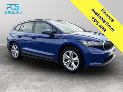 Used Skoda Enyaq iV ecoSuite 131 kW (179 HP) 2022 Blue SUV