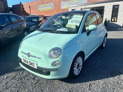 Used Fiat 500 Lounge 2014 Green Hatchback