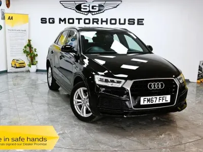 Used Audi Q3 S-Line 150 HP (110 kW) 2018 Black SUV