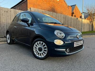 Blue Used 2022 Fiat 500 Dolcevita Hatchback | £9,995 (Fair price)