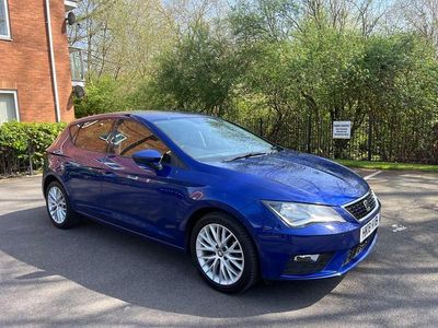 Used Seat Leon SE Dynamic 110 HP (80 kW) 2018 Blue Hatchback