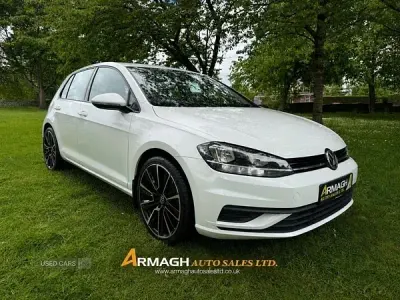 Used VW Golf VII S 115 HP (84 kW) 2018 White Hatchback