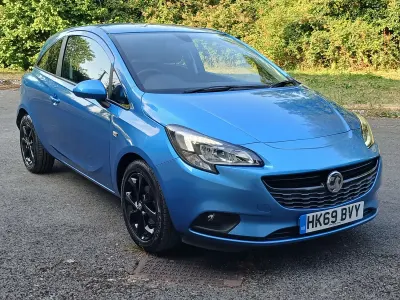 Used Vauxhall Corsa 75 HP (55 kW) 2019 Blue Hatchback