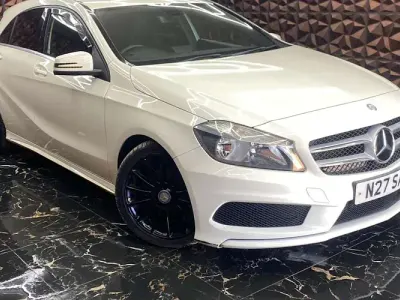 Used Mercedes A180 AMG 109 HP (80 kW) 2015 White Hatchback