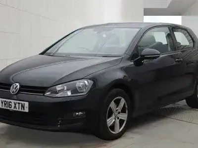 Used VW Golf VII Edition 125 HP (91 kW) 2016 Black Hatchback