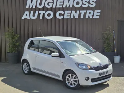 Used Skoda Citigo Elegance 75 HP (55 kW) 2013 White Hatchback