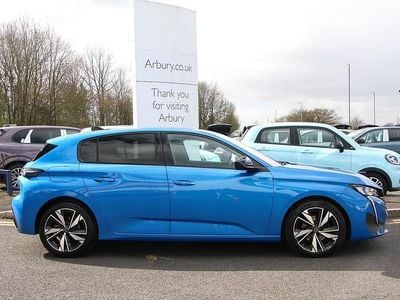 Used Peugeot 308 Allure 130 HP (95 kW) 2022 Blue Hatchback