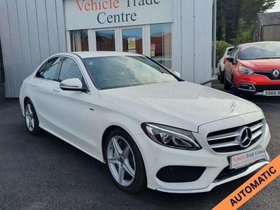 White Used 2017 Mercedes C250 AMG line Sedan | £12,695 (Super price)