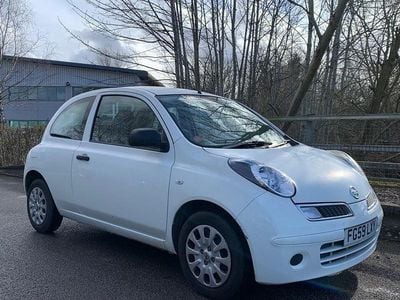 Begagnad Nissan Micra Visia 79 HK (58 kW) 2009 Vit Halvkombi
