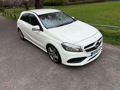 Used Mercedes A180 AMG line 109 HP (80 kW) 2016 White Hatchback