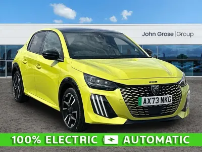 Used Peugeot e-208 GTi 114 kW (156 HP) 2024 Yellow Hatchback
