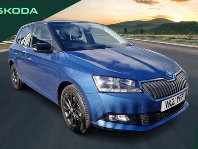 Used Skoda Fabia Colour Edition 94 HP (69 kW) 2021 Blue Hatchback