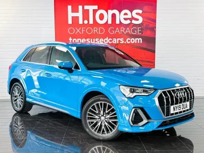 Used Audi Q3 S-Line 150 HP (110 kW) 2019 Blue SUV