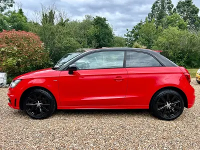 Used Audi A1 S-Line 122 HP (89 kW) 2014 Red Hatchback