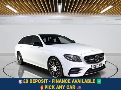 White Used 2017 Mercedes E43 AMG Premium Plus Sedan | £22,549