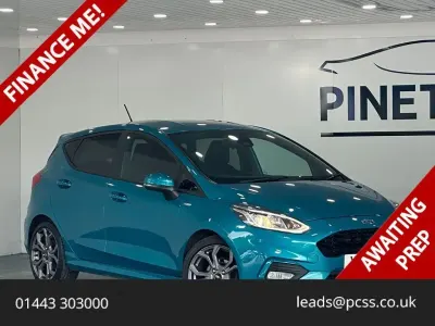 Used Ford Fiesta ST-Line 125 HP (91 kW) 2019 Blue Hatchback