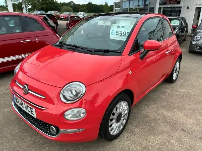 Used Fiat 500 Lounge 69 HP (50 kW) 2018 Pink Hatchback