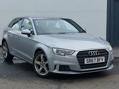 Used Audi A3 Sport 115 HP (84 kW) 2017 Silver Hatchback