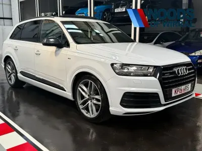 Used Audi Q7 Black Edition 272 HP (200 kW) 2019 White SUV