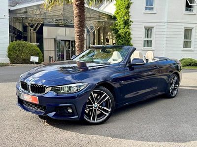 Used BMW 430 Cabriolet M Sport 252 HP (185 kW) 2018 Blue Cabriolet
