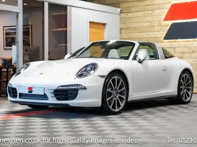 Used Porsche 911 Targa 4 2014 White Cabriolet