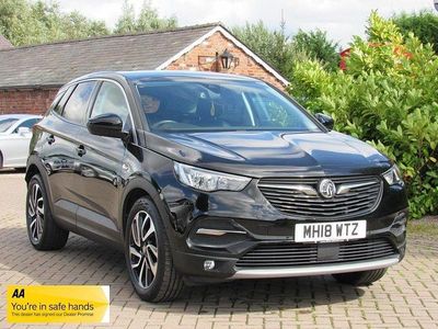 Used Vauxhall Grandland X Elite 130 HP (95 kW) 2018 Black SUV