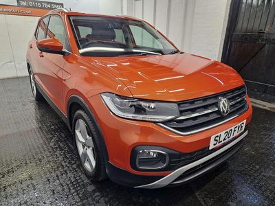 Used VW T-Cross SEL 115 HP (84 kW) 2020 Orange SUV