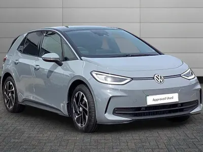New VW ID.3 Pro 147 kW (201 HP) 2026 Moonstone grey with solid black roof Hatchback