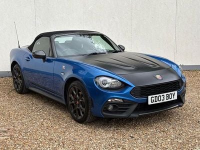 Used Abarth 124 Spider 170 HP (125 kW) 2018 Blue Cabriolet