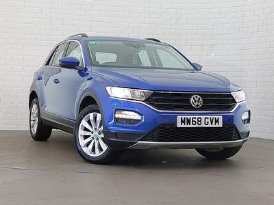 Used VW T-Roc SE 150 HP (110 kW) 2018 Blue SUV