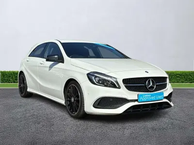 Używany Mercedes A200 AMG Line Premium 2016 Biały Hatchback