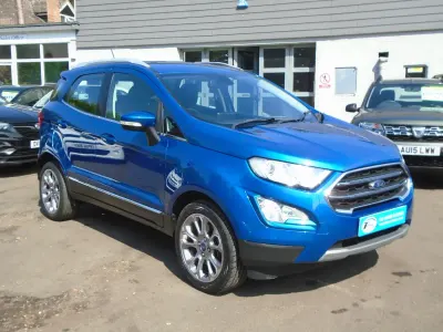Used Ford Ecosport Titanium 125 HP (91 kW) 2018 Blue SUV