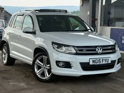 Używany VW Tiguan R-line 184 KM (135 kW) 2015 Biały SUV