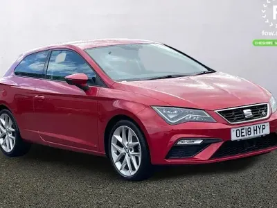 Used Seat Leon SC FR 125 HP (91 kW) 2018 Red Hatchback