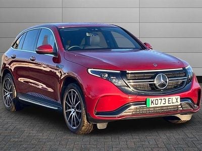 Hyacinth red Used 2023 Mercedes EQC400 AMG line SUV | £28,490 (Good price)